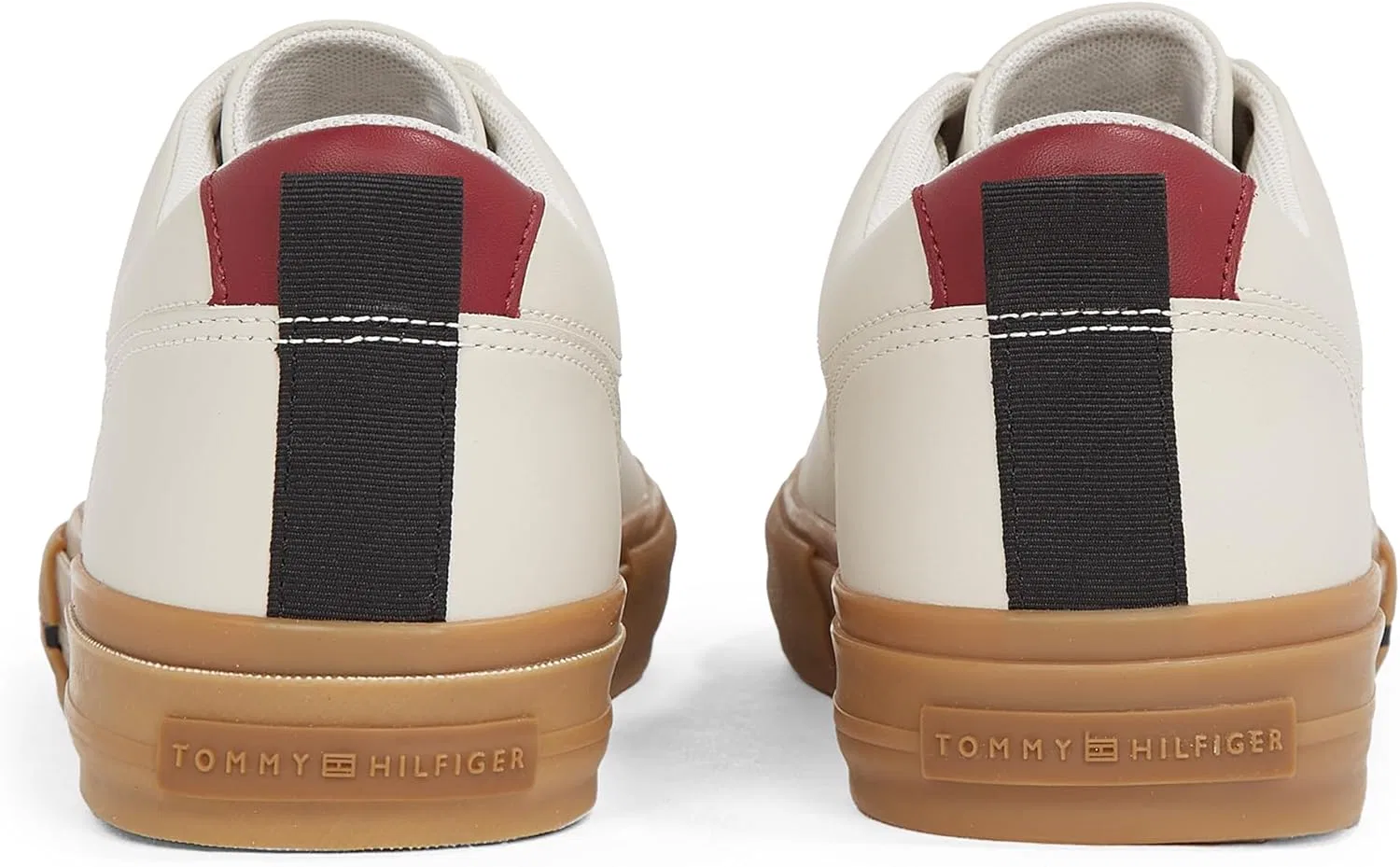 Кроссовки Tommy Hilfiger Herren Vulcanized Sneaker Street Patch Low Top, Beige Alabaster — фото 2