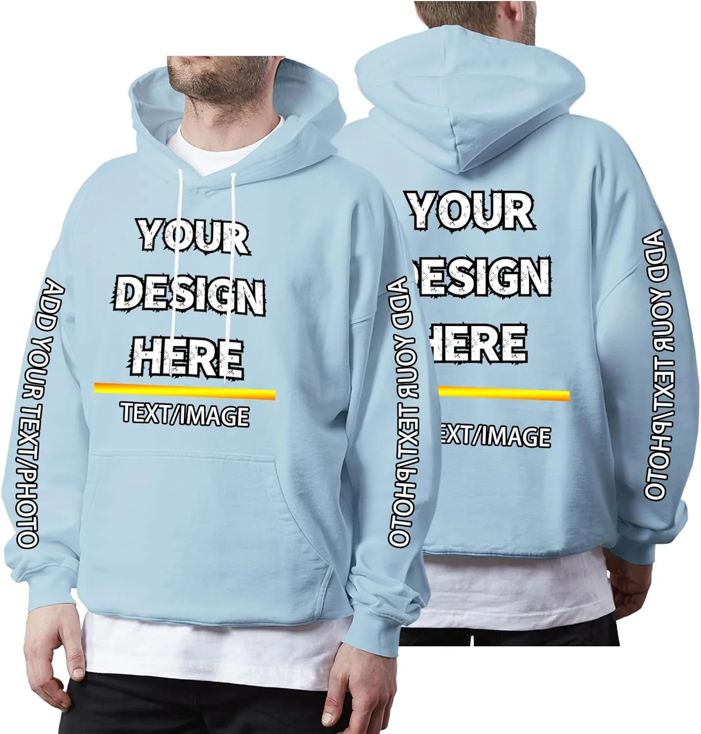 

Капюшон с капюшоном Unisex Custom Casual для осени и зимы