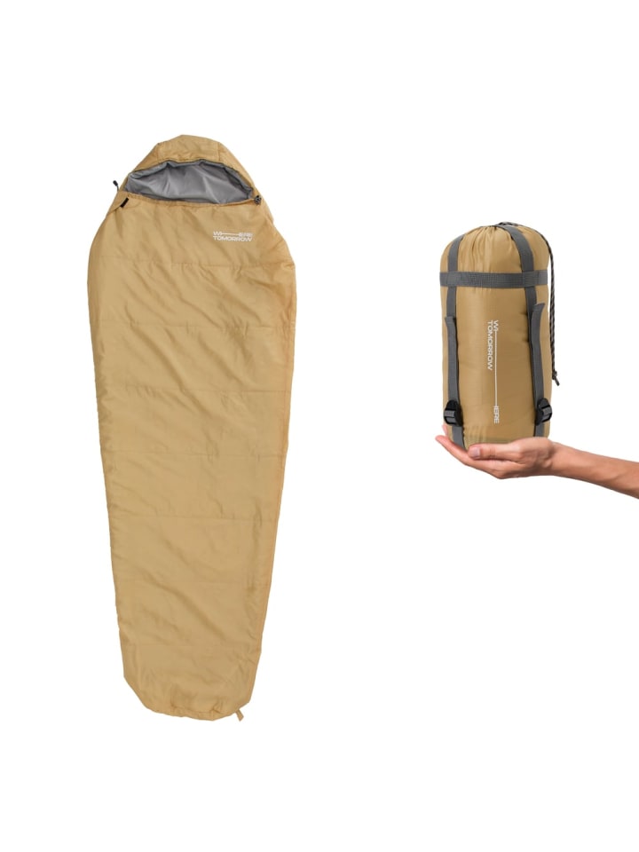 

Спальный мешок Where Tomorrow для кемпинга, маленький и легкий - спальный мешок-кокон с карманом