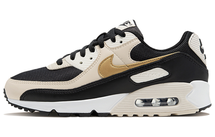 

Nike Air Max 90 Black Metallic Gold Summit White (женские)