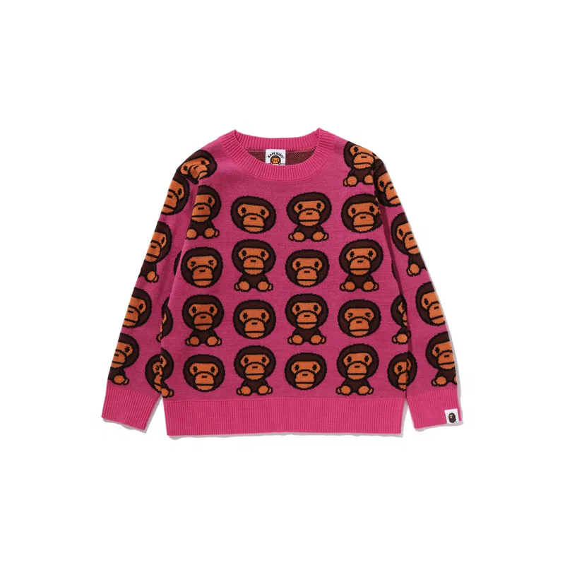 Свитер A BATHING APE для детей 3-7 лет зеленый — фото 4