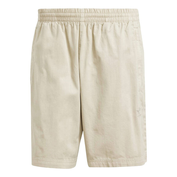 

Шорты trefoil essentials+ dye woven shorts 'beige' Adidas, серый
