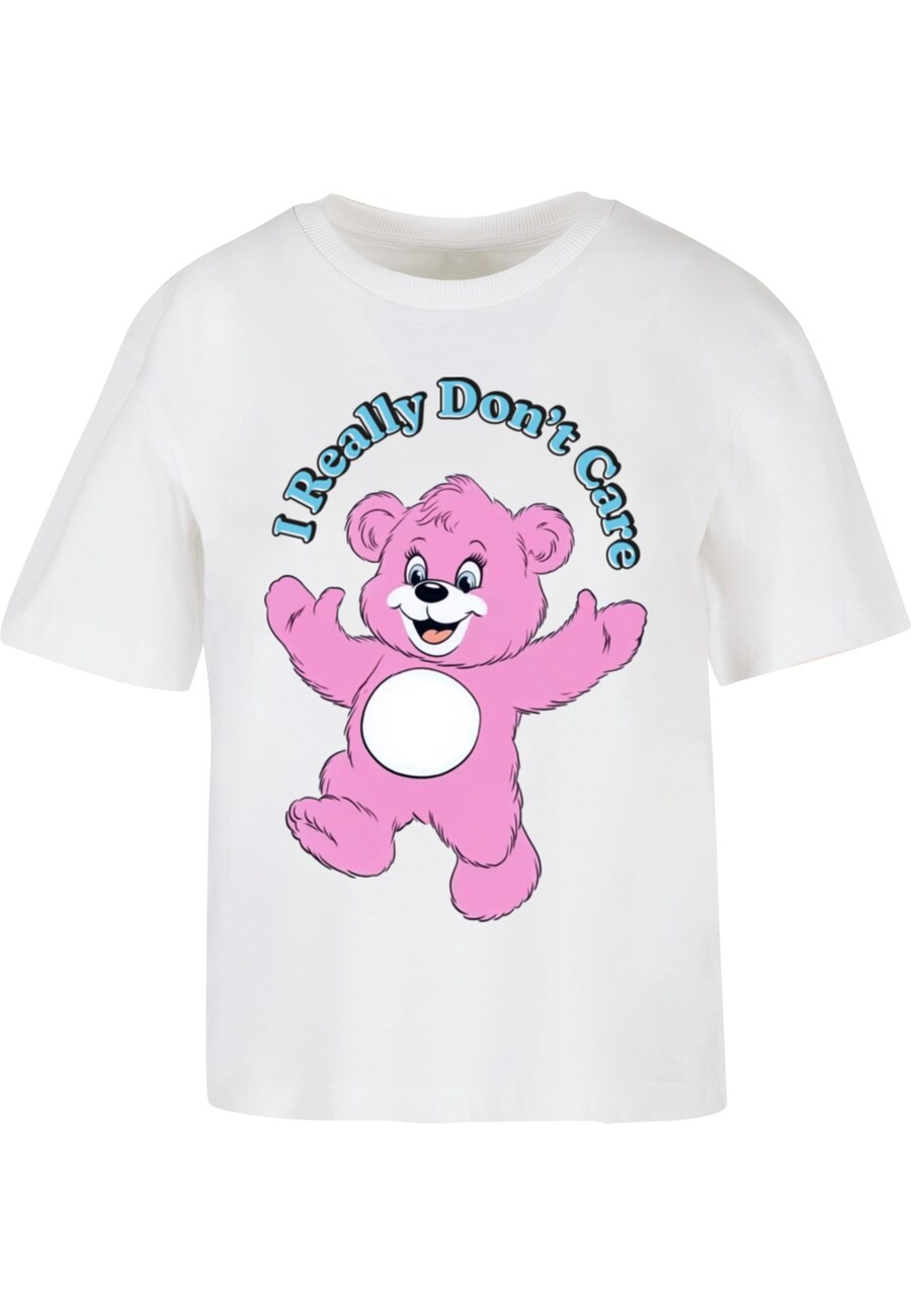 

Рубашка Miss Tee Really Dont Care Pink Bear, белый
