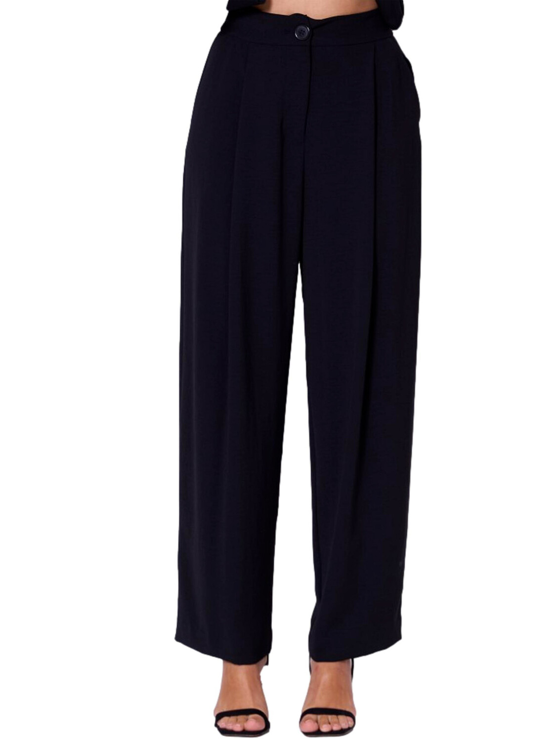 

Брюки armani pantaloni a palazzo Exchange, черный