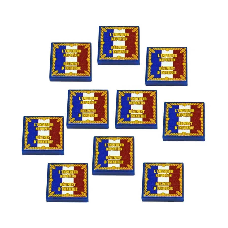 

Жетоны наполеоновской эпохи — армейский штандарт Франции 1812 года, Premium Printed Game Tokens