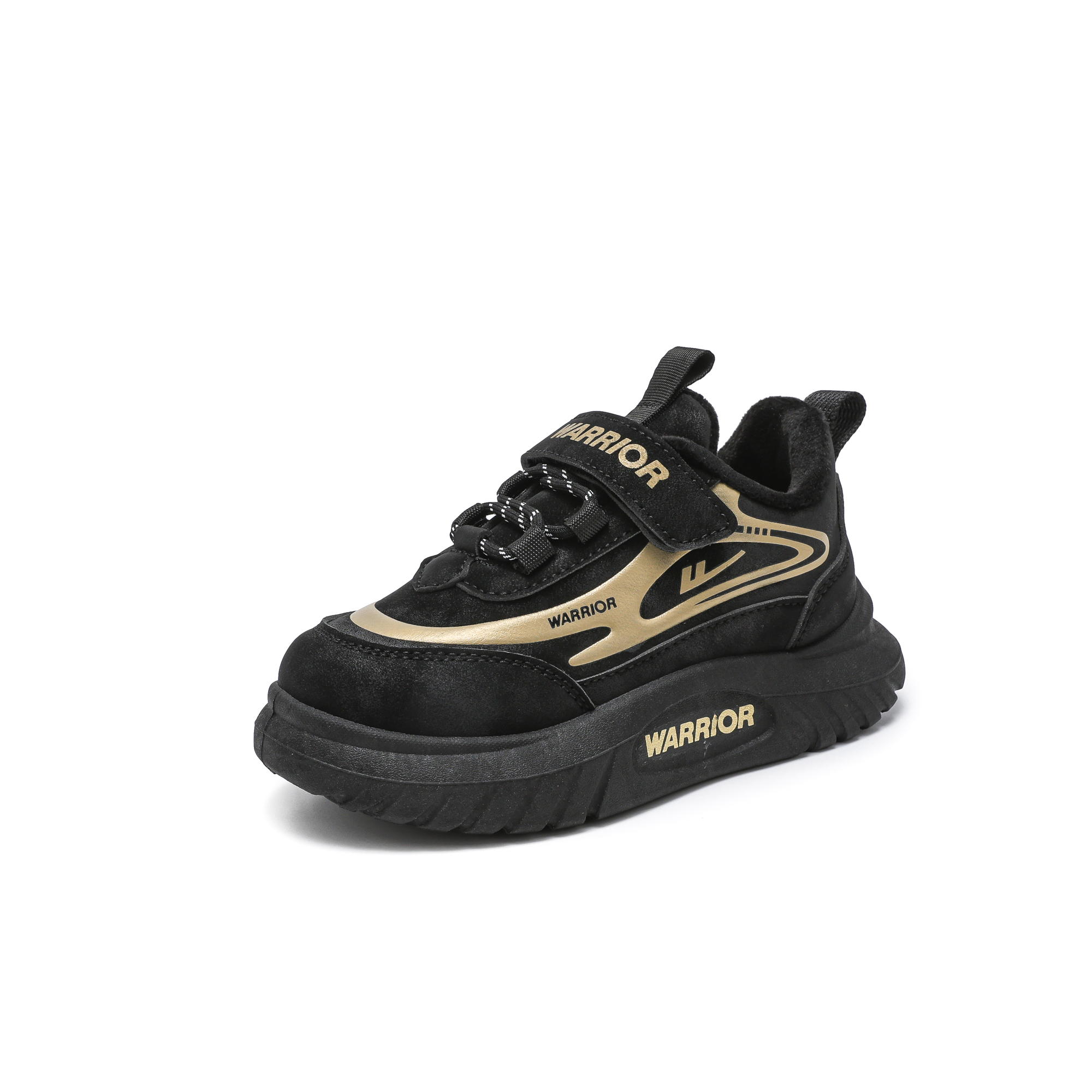 Утепленные детские ботинки Slip Resistant Abrasion Resistant WARRIOR, темно-синий/бежевый/светло-синий (fleece-lined) — фото 4