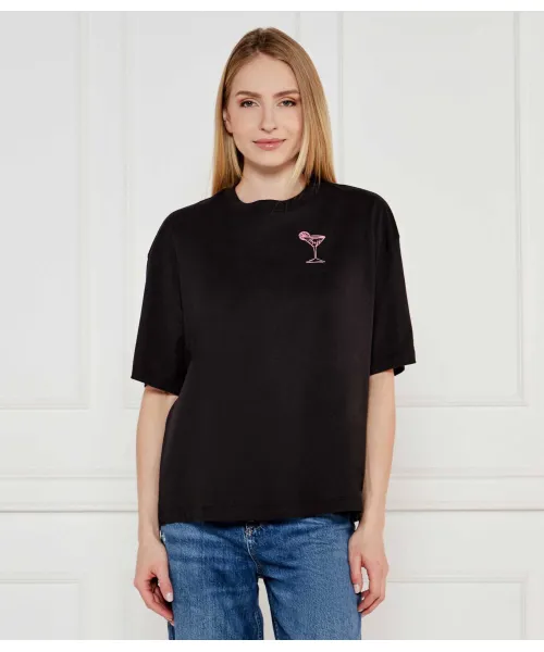

Футболка c_eboyfriend_4 Oversize fit Boss Orange, черный