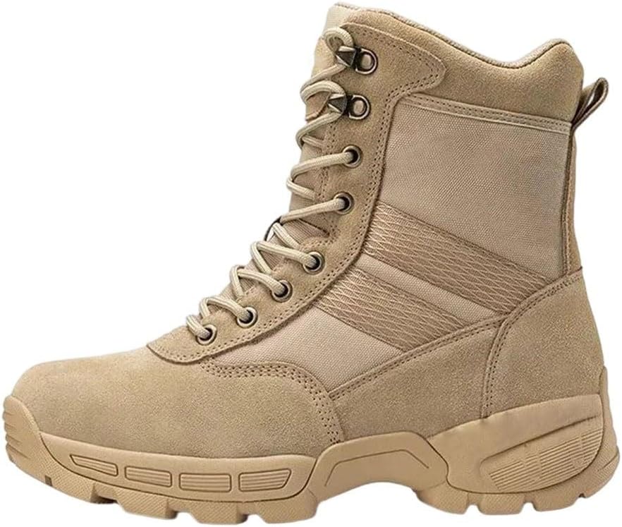 

Мужские мотоциклетные ботинки для пустыни, водонепроницаемые, повседневные, рабочие, для безопасности, для альпинизма и походов Generic, 1603-sand