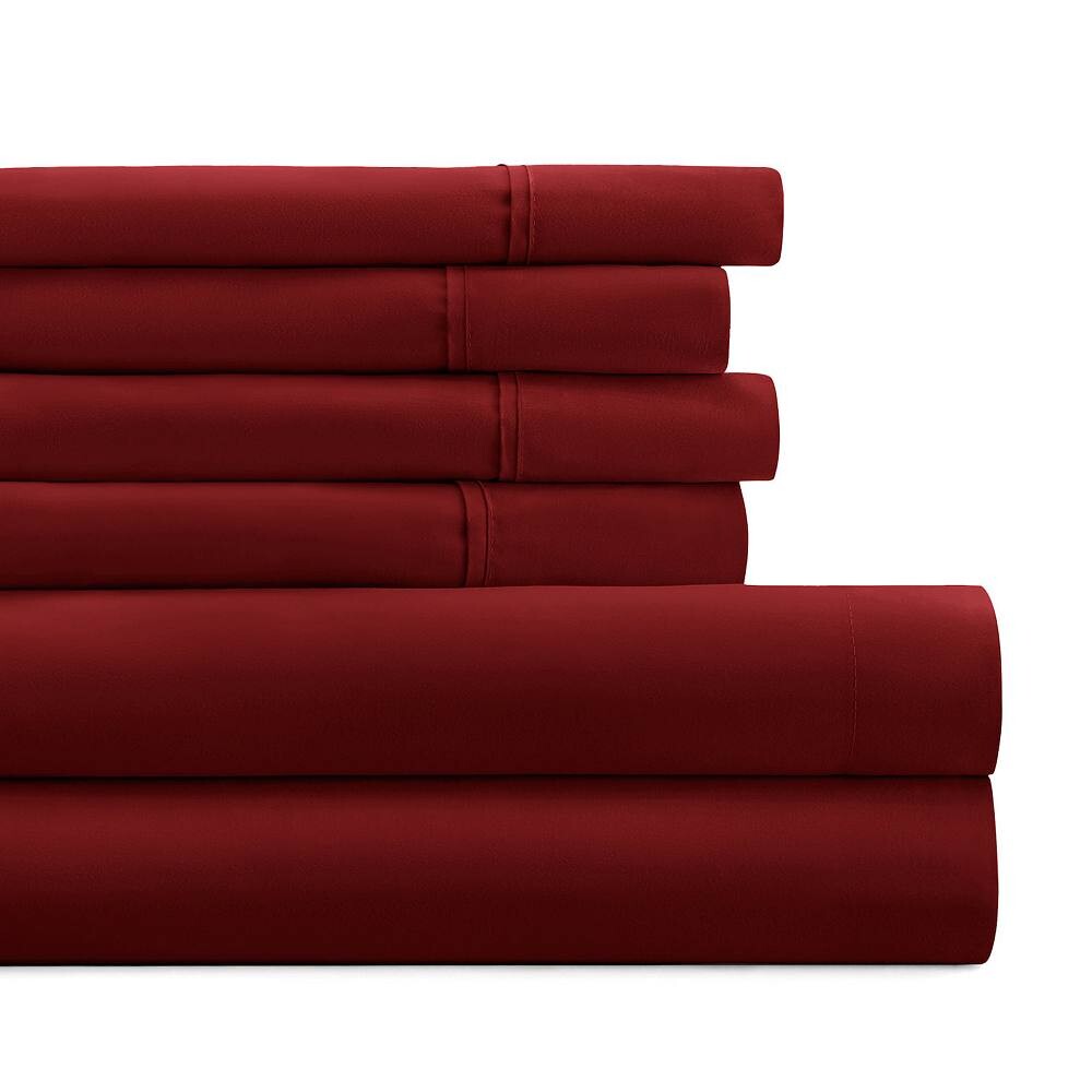 

Роскошный ультрамягкий комплект постельного белья Home Collection, цвет Burgundy