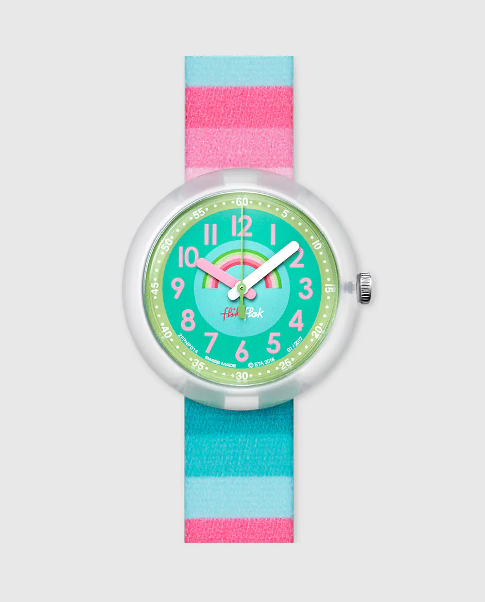 

Женские часы Flik Flak FPNP014 Stripy Dreams Birthday Party, мультиколор