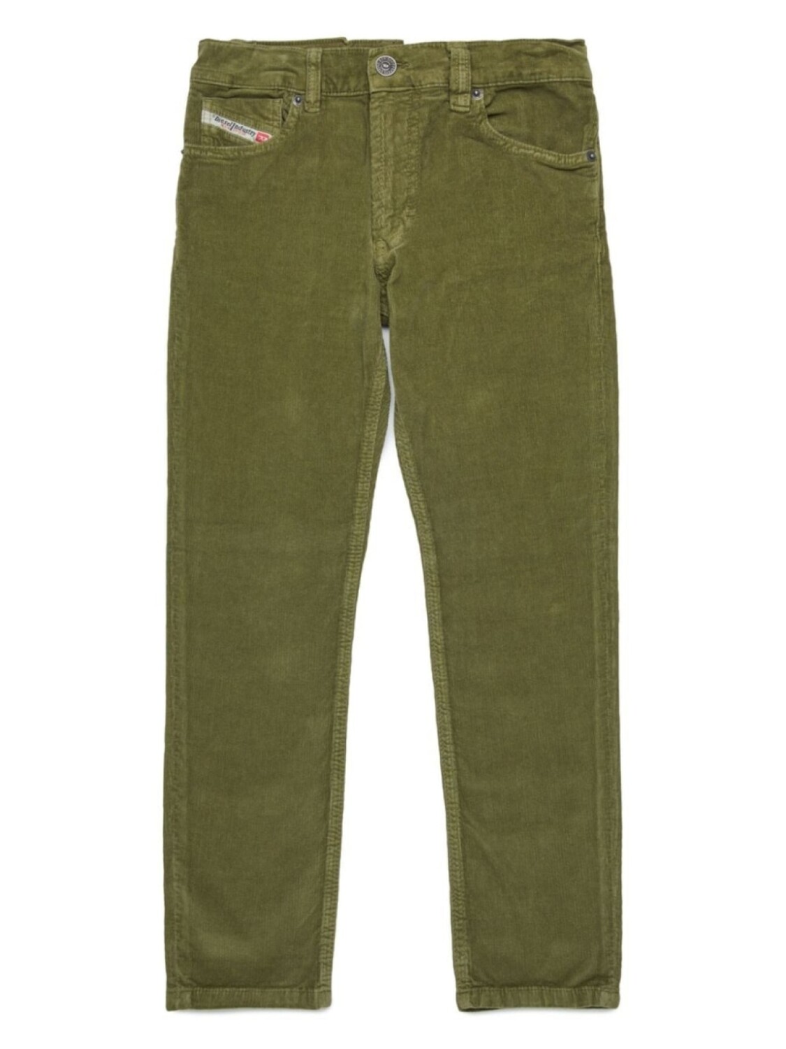 

Брюки прямого покроя из вельвета Diesel Kids, зеленый