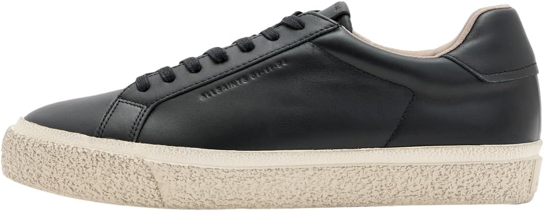 

Мужские низкие кеды Allsaints Klop из кожи, черный