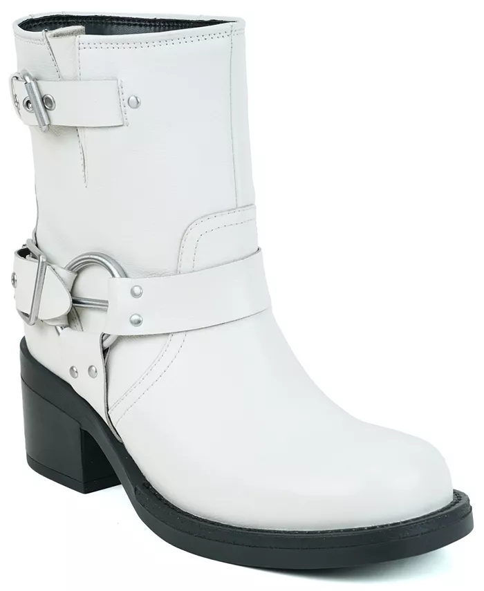 Женские ботильоны Stride на устойчивом каблуке Kenneth Cole New York, белый