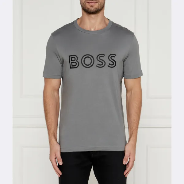 

Футболка стандартного кроя Boss, серый