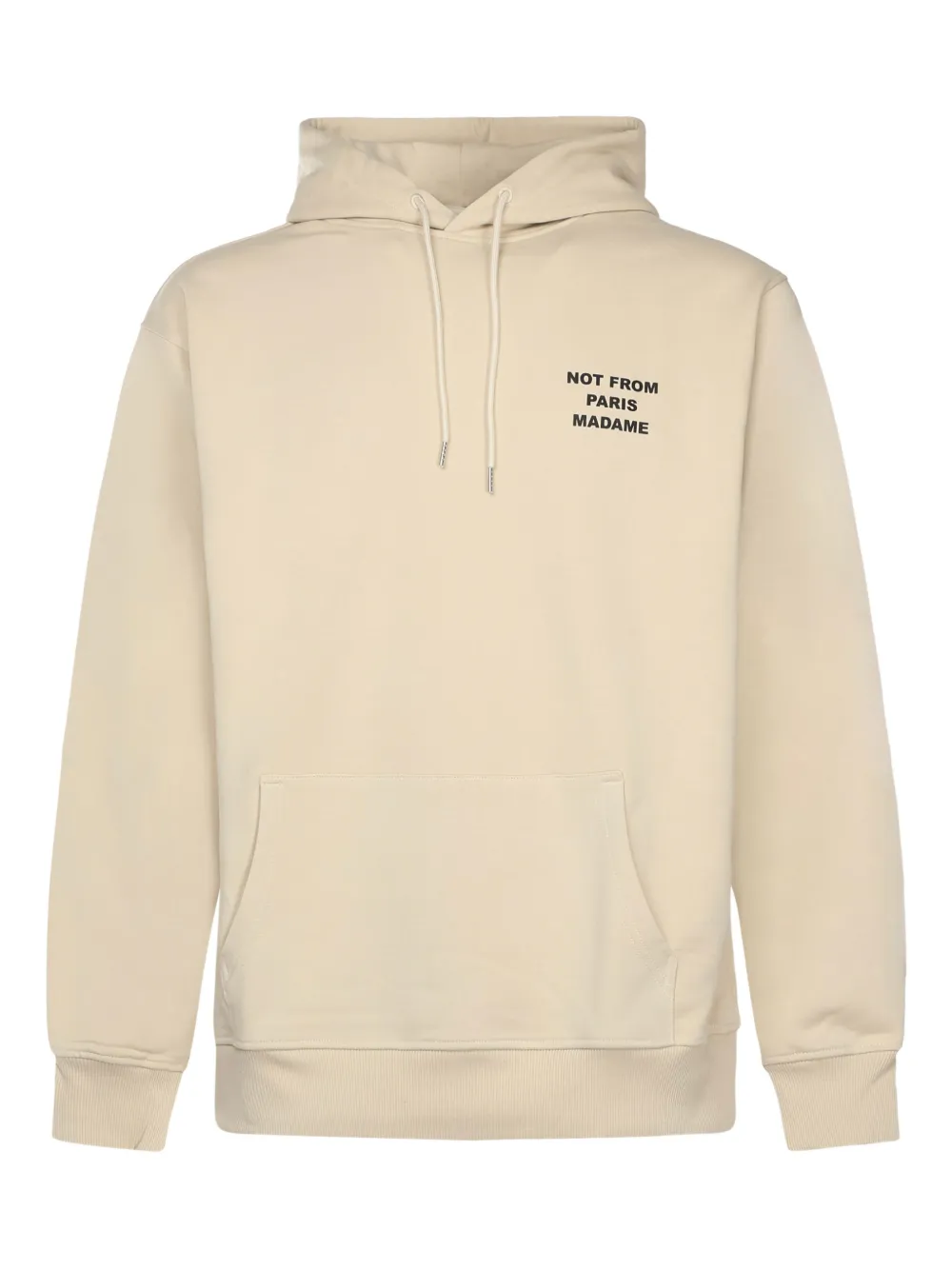 

Худи с принтом и кулиской Drôle De Monsieur, бежевый