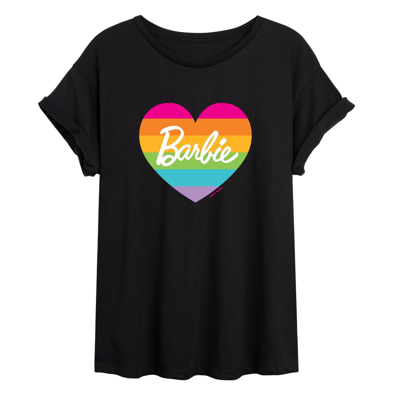 

Футболка Barbie Rainbow Pride Heart для юниоров Licensed Character