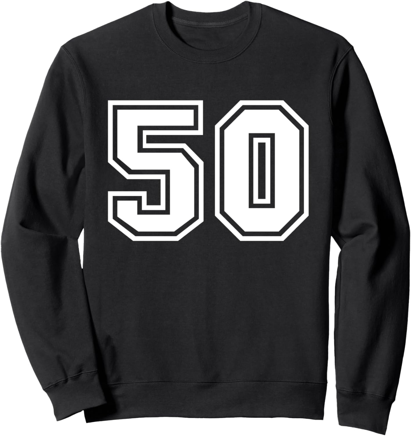 

Спортивная толстовка с номером 50, игровой формой команды Team Jersey Number Company, черный