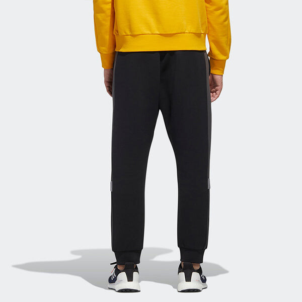 Спортивные штаны adidas Ub Pnt Dk Colorblock logo Casual Bundle Feet Sports Pants Black, черный — фото 4