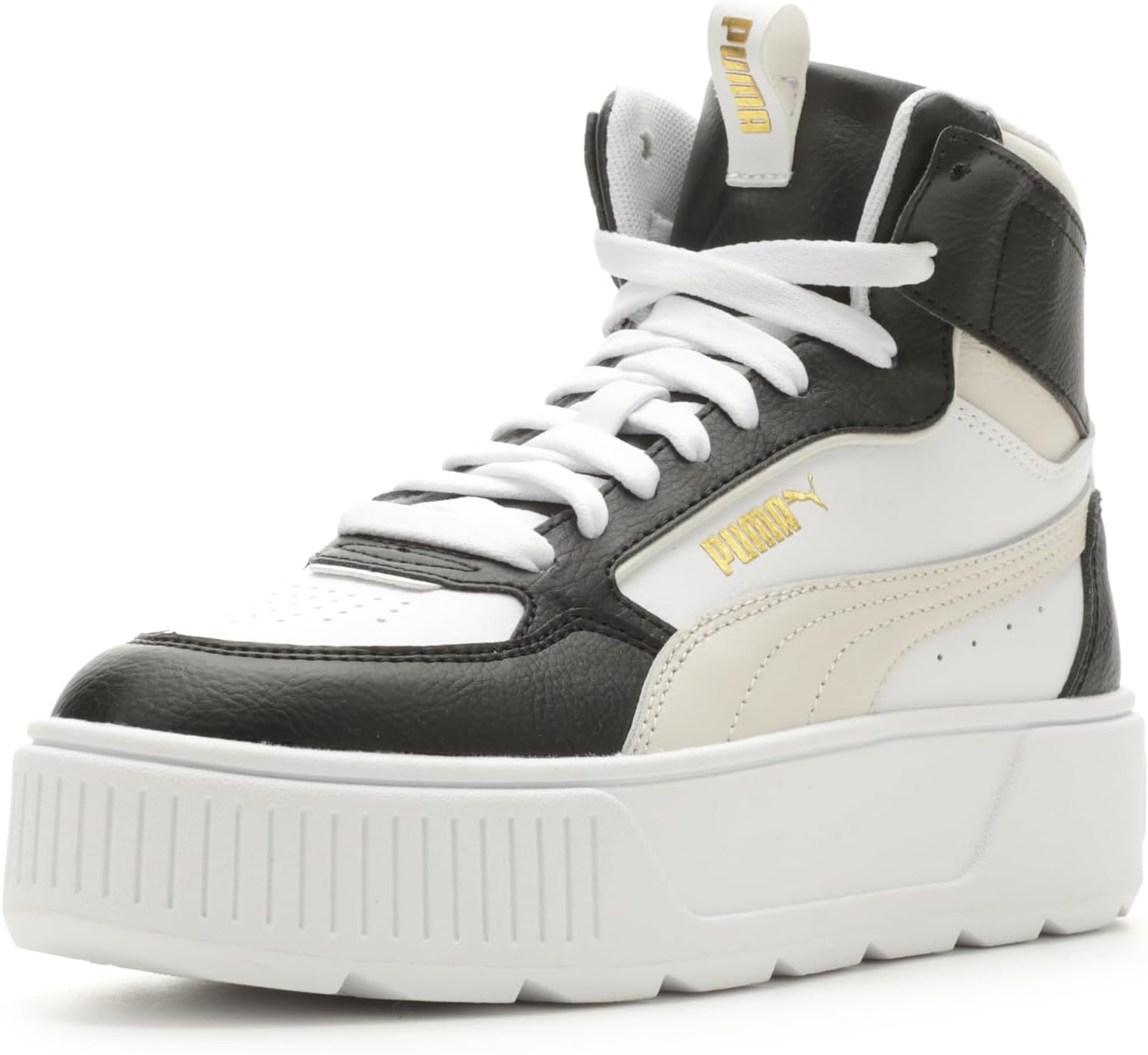 

Кроссовки Puma Karmen Rebelle Mid, белый/черный/серый