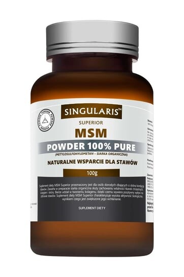 

Singularis, Superior MSM Powder 100% Pure, Добавка , порошок 100 г