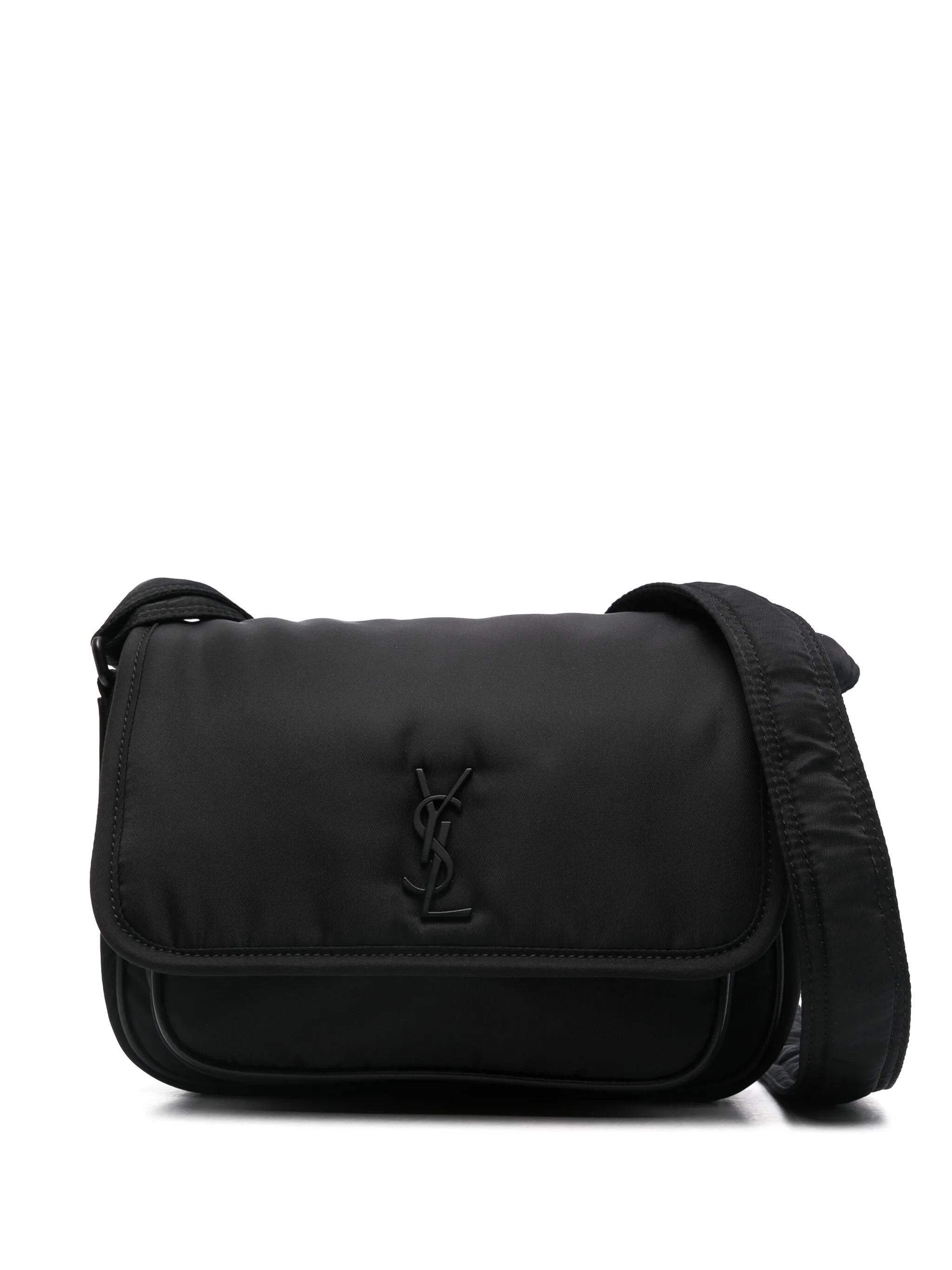 

Маленькая сумка-мессенджер Niki с логотипом Saint Laurent, черный