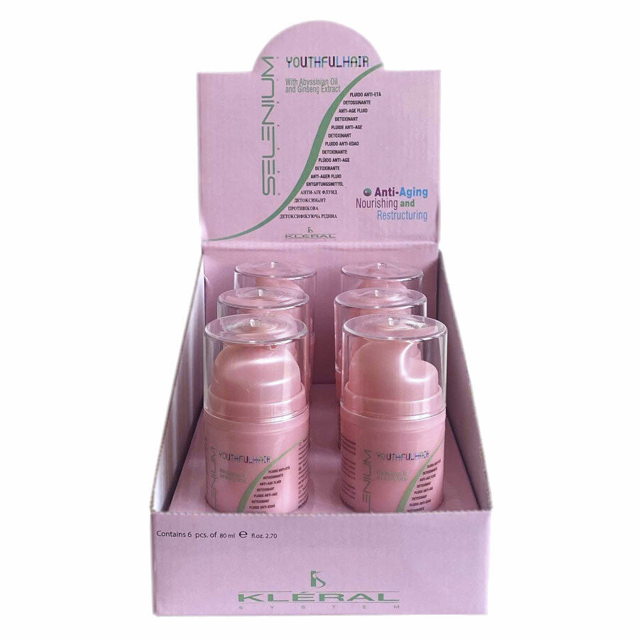 Kleral System, Selenium Youth Ful Hair, сыворотка для омоложения волос, 80 мл — фото 2