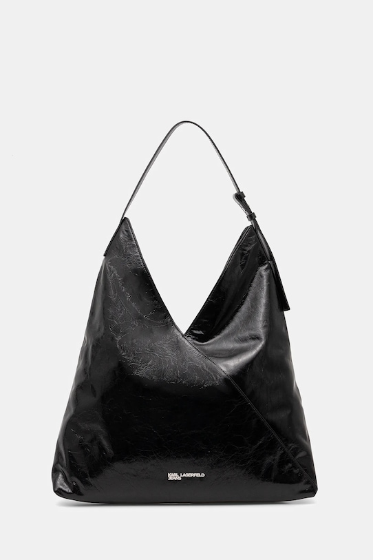 

Кожаная сумка Karl Lagerfeld Jeans, черный