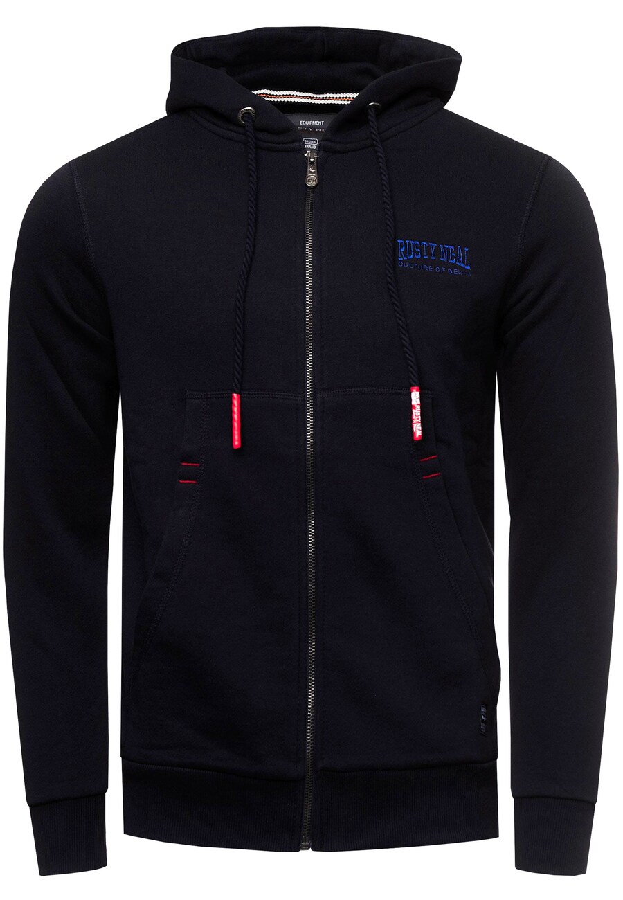 

Худи с капюшоном на молнии Rusty Neal, marine blue/Cobalt blue