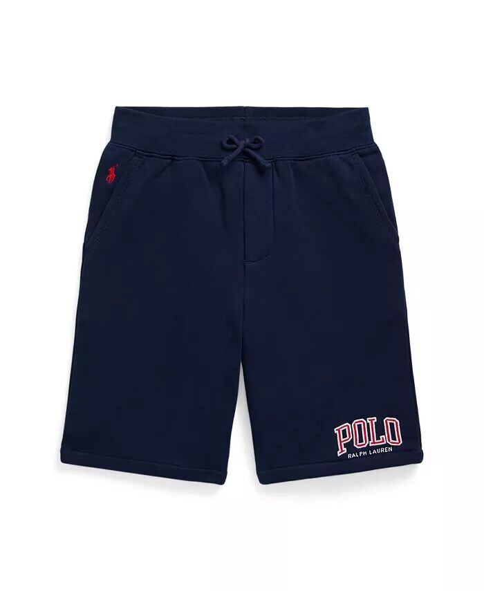 

Флисовые шорты с логотипом Big Boys Polo Ralph Lauren, серый
