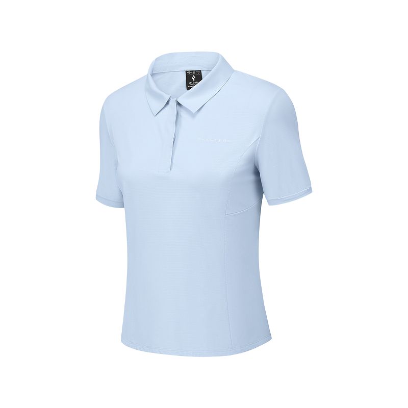 

Skechers Футболка поло Comfort Sports Series SS25 женская Arctic Ice Blue 03JF