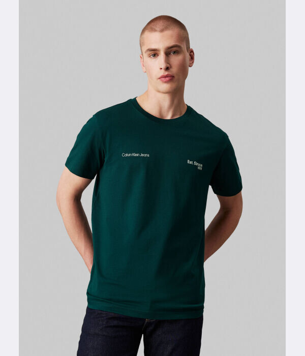 

Футболка мужская Calvin Klein Jeans свободного кроя, зеленый