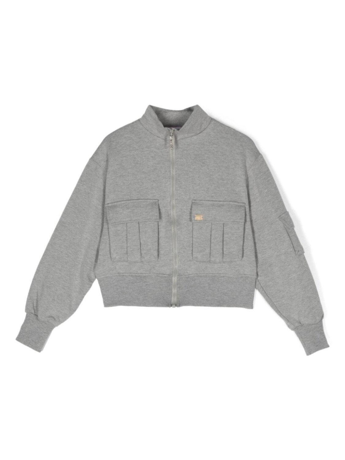 

Pinko Kids бомбер с логотипом, серый