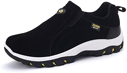 

Мужские слипоны без шнурков Лоферы для повседневной носки Прогулочные кроссовки для ходьбы Походные легкие удобные кроссовки Soft Time Toy, черный