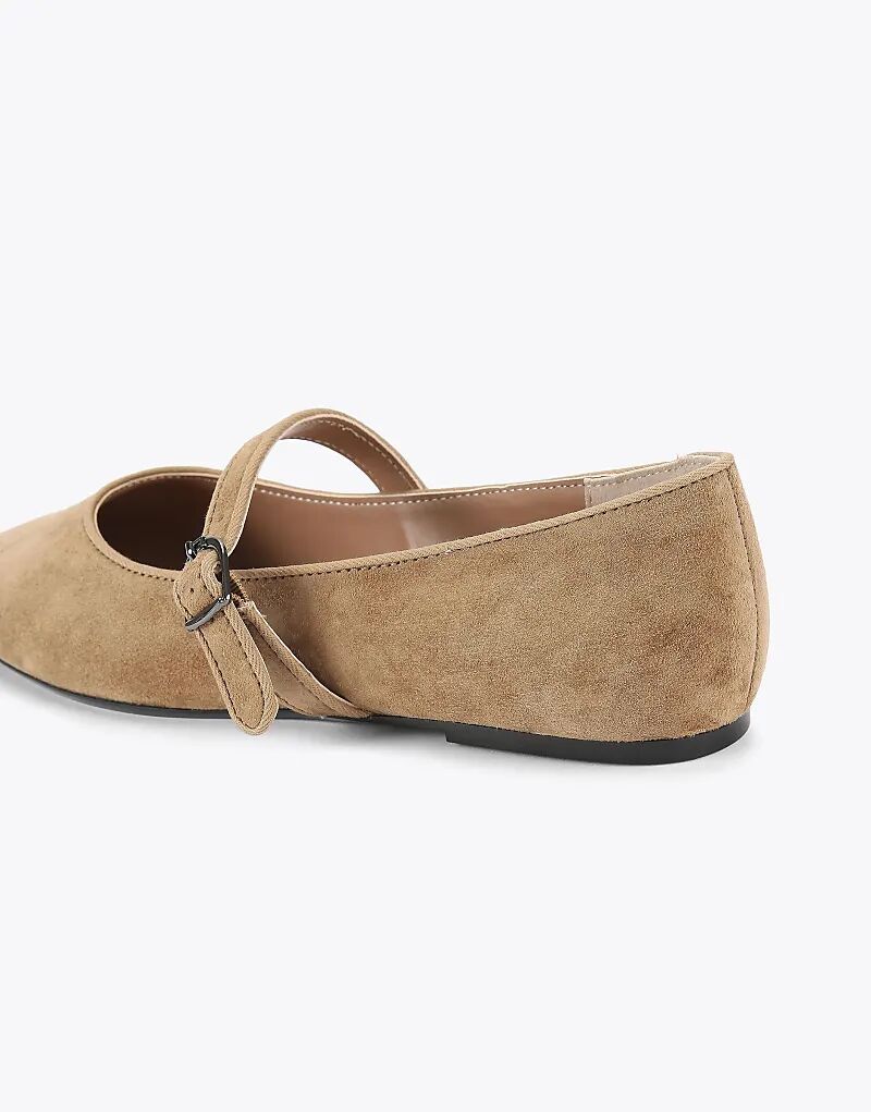 Балетки KG Kurt Geiger Nina ballets in camel suede — фото 4