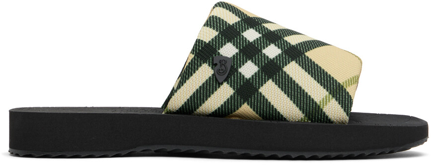 

Бежевые сандалии Trek Burberry, Grain IP check