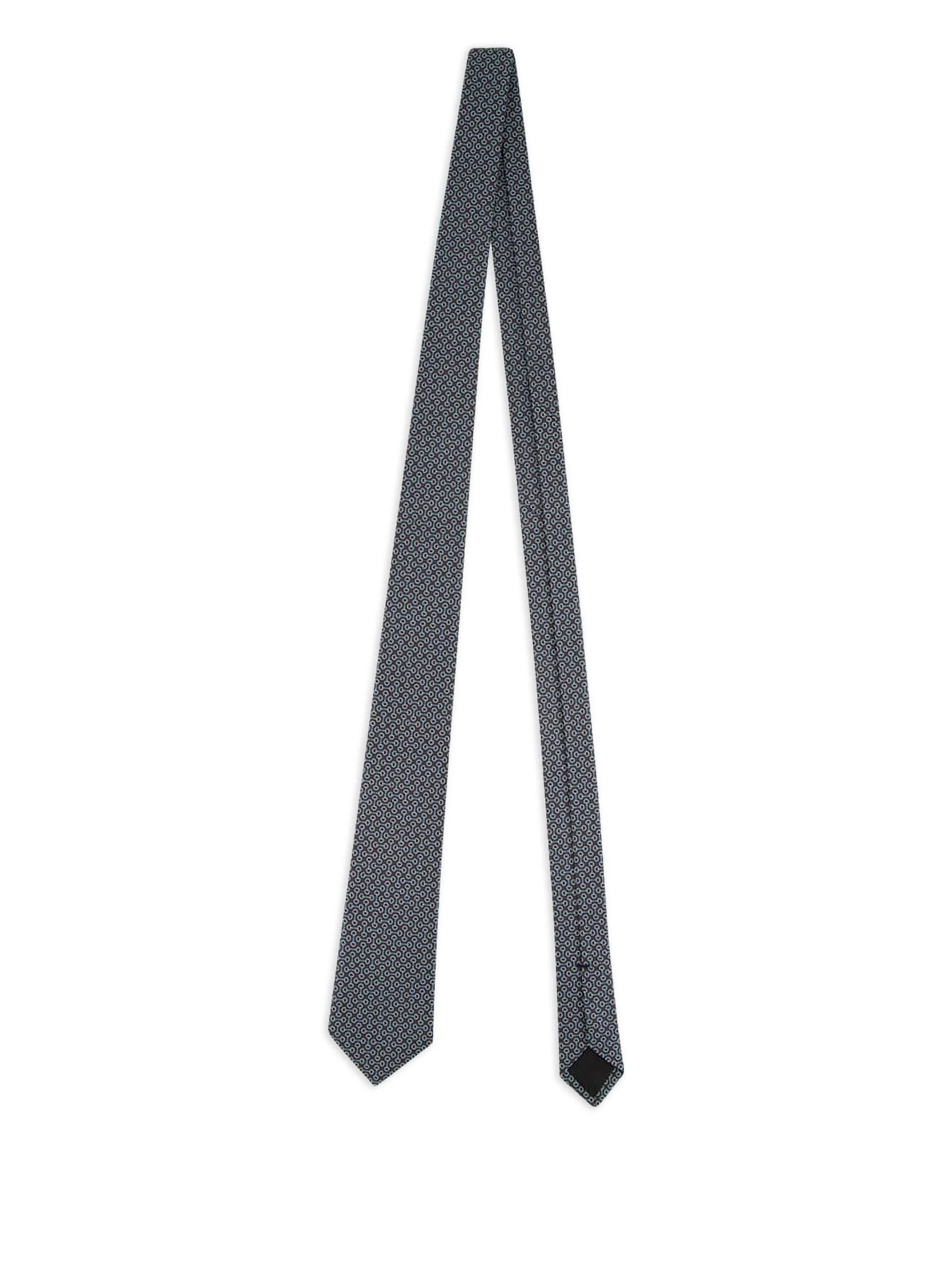 

Шелковый галстук с жаккардовым узором Horsebit Gucci, красный