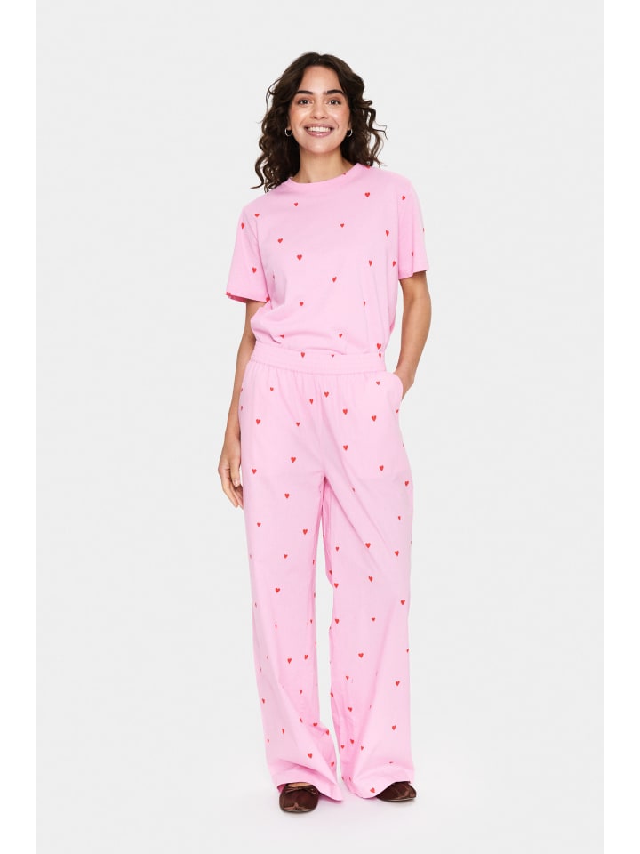 

Повседневные брюки JalineSZ, свободного кроя, цвета Bonbon Flame Hearts SAINT TROPEZ