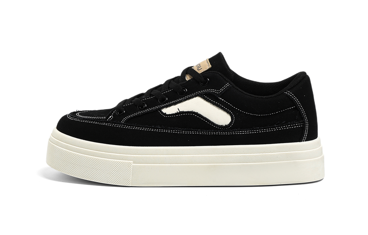 

HUANQIU Кроссовки для скейтбординга мужские Low top Black