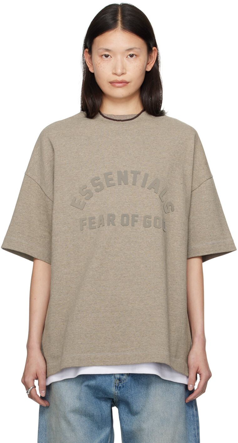 

Футболка Fear of God EENTIAL серая Bonded Fear of God ESSENTIALS