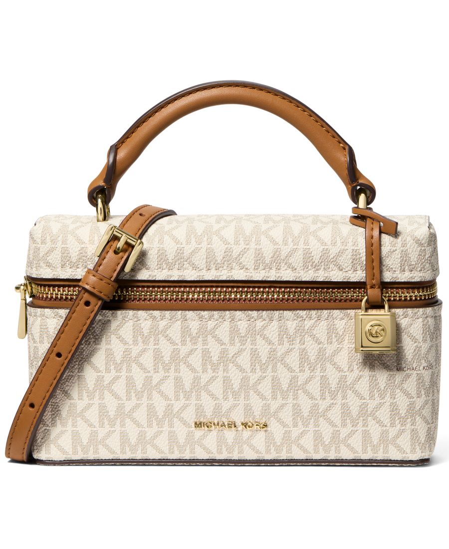 

Сумка через плечо Michael Kors Jana Mini с верхней ручкой Michael Kors, Vanilla/acorn