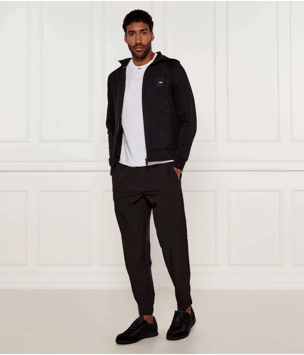 Толстовка с отвисшими краями Regular fit Boss Green, черный — фото 2
