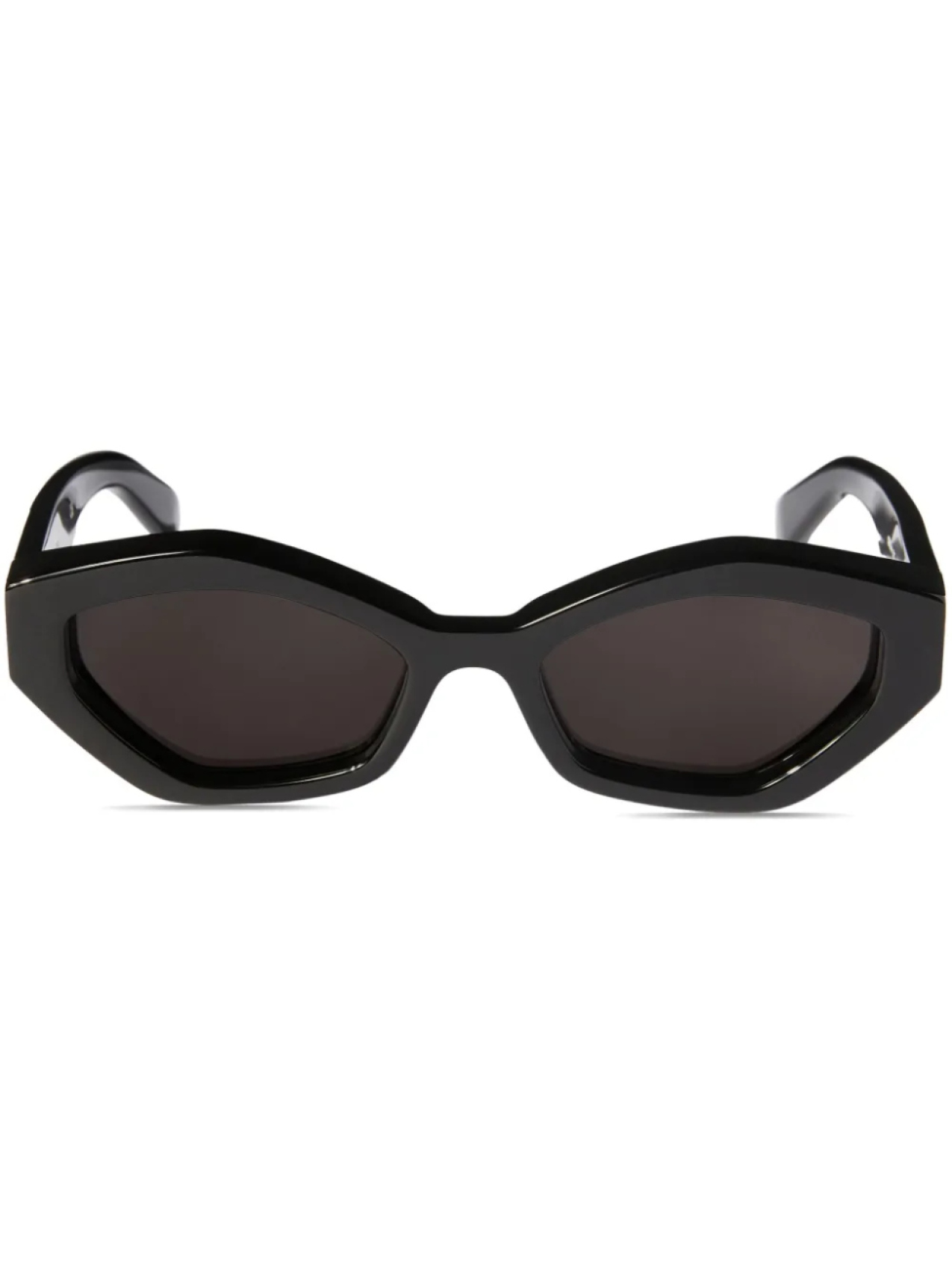 

Off-White Eyewear солнцезащитные очки в геометричной оправе, черный