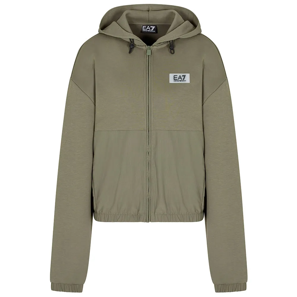 

Толстовка EA7 EMPORIO ARMANI Train Contemporary Sport full zip, зеленый