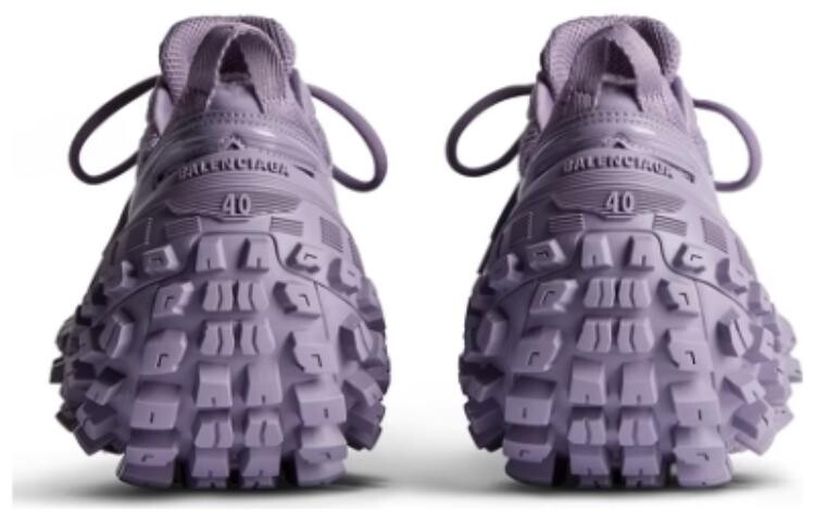 Кроссовки массивные Balenciaga женские, фиолетовый — фото 4