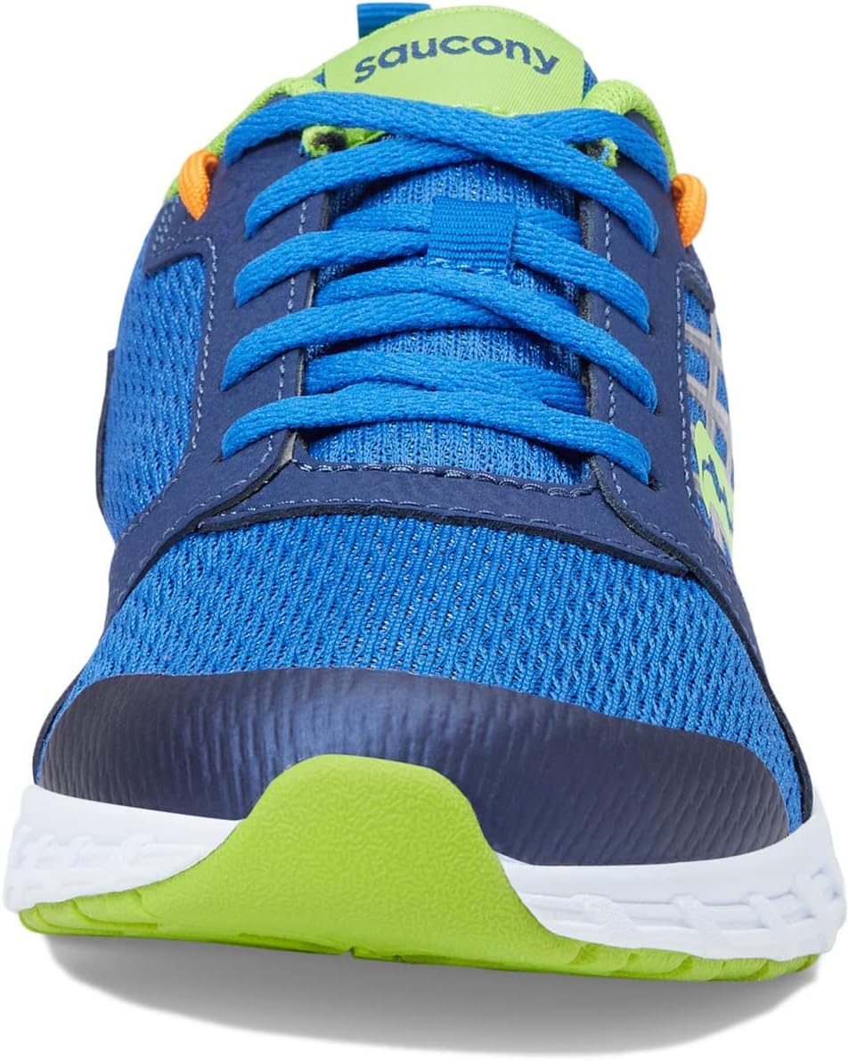 Детские кроссовки Saucony Wind 2.0 (унисекс), синий/зеленый — фото 3