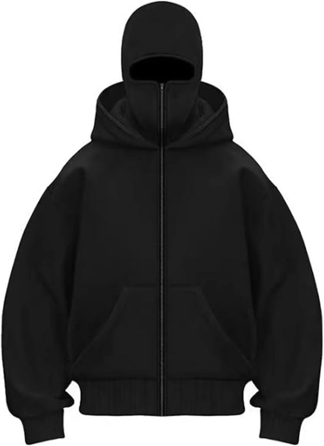 

Мужская зимняя худи с двумя капюшонами, молнией и карманом, ветрозащитная спортивная куртка congluoki