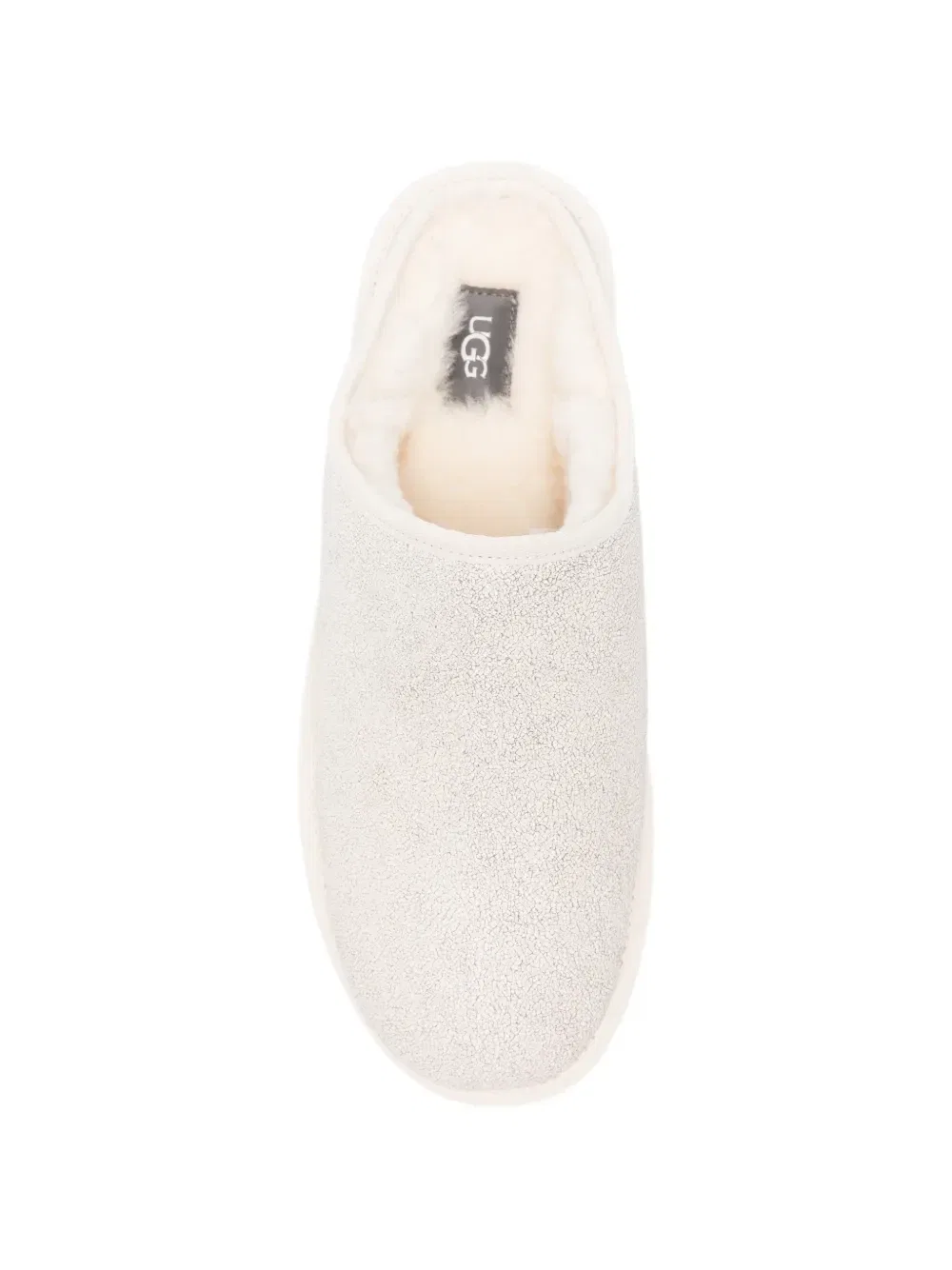 Мюли с эффектом кракелюра UGG, бежевый — фото 4