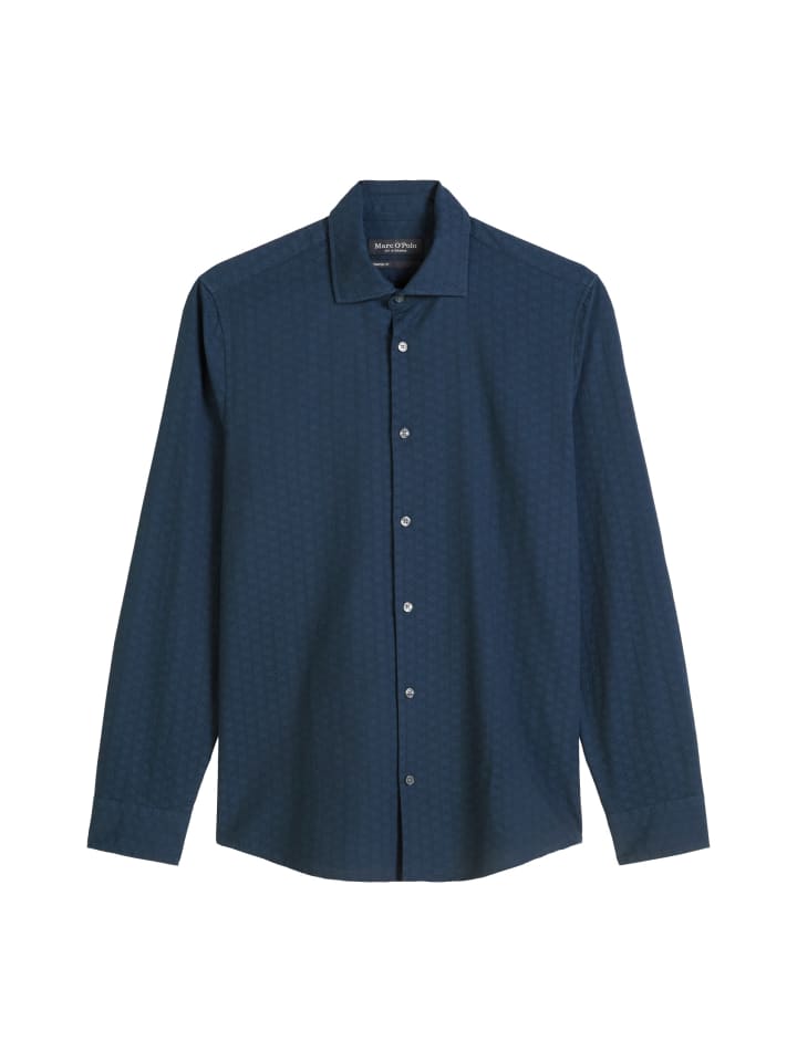 

Marc O'Polo Рубашка необычной формы темно-синего цвета