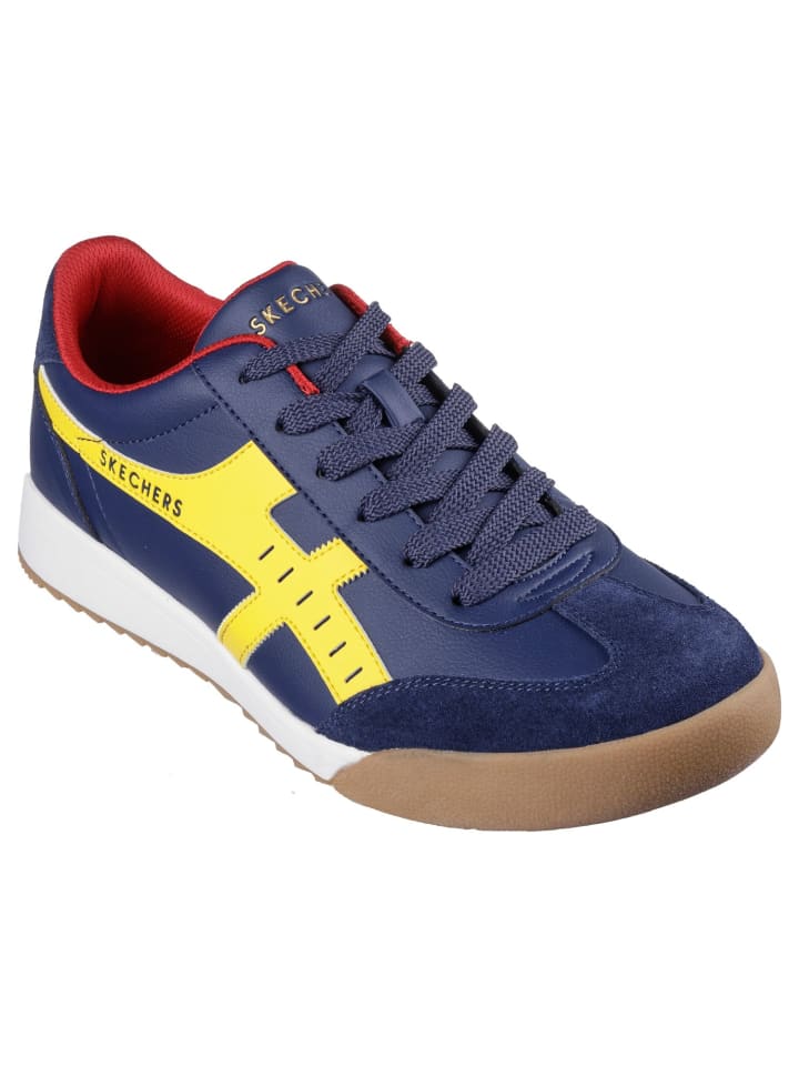 

Кроссовки на шнуровке ZINGER MANZANILLA TOTALE Skechers, цвет marineblau/gelb