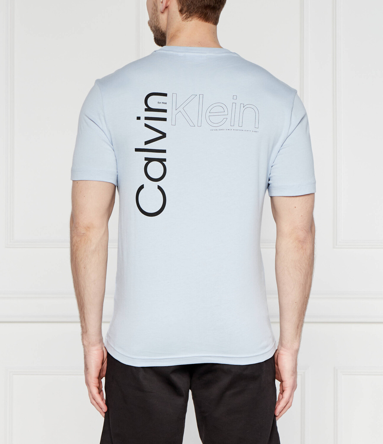 Футболка Calvin Klein Regular Fit, небесно-голубой — фото 4